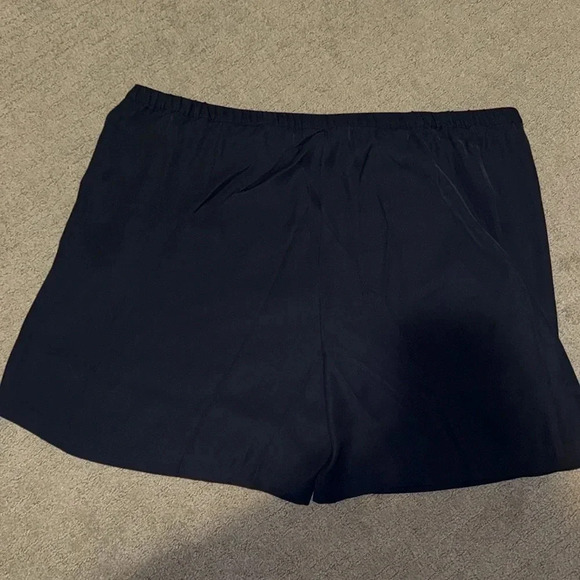 J.Jill Wearever Collection Easy Care Womens 3X Skirt Skort in Navy Blue EUC - Picture 5 of 6